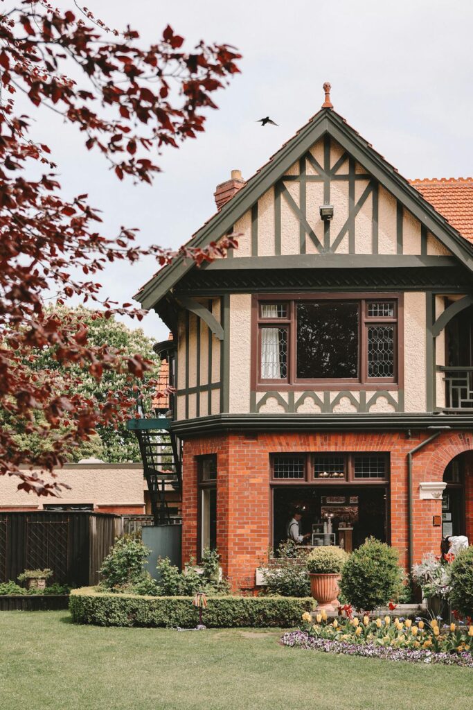 Character Tudor-style home in Christchurch surrounded by mature gardens